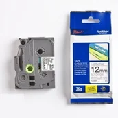 Etykiety do drukarek - Brother TZ-M31 12mm matowa Taśma Laminowana, czarny nadruk/przeźroczyste tło [TZ - miniaturka - grafika 1