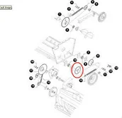 Części i akcesoria do maszyn rolniczych - CNH ZĘBATKA NAPĘDU PRZENOŚNIKA 84037151 - miniaturka - grafika 1
