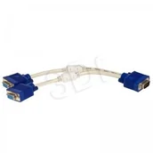 Adaptery i przejściówki - Akyga Adapter rozdzielacz AK-AD-20 VGA 15-PIN - 2x VGA 15-PIN M-F (AKCAKGADA0019 [5273219]) - miniaturka - grafika 1
