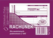 Druki akcydensowe - Michalczyk&Prokop 234-5 Druk M RACHUNEK A6 DLA ZWOL. Z VAT POZ. - miniaturka - grafika 1