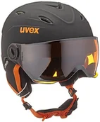 Kaski narciarskie - Uvex Junior Visor Pro kask narciarski, dziecięcy, czarny 5661912805 - miniaturka - grafika 1