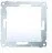 Klawisze i ramki - Simon KONTAKT- Zaślepka ramki bez mostka biała DP/11 - miniaturka - grafika 1