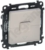 Wyłączniki światła i elektryczne - Legrand Valena Life Łącznik do bezpośredniego sterowaniami roletami - 10 A Krem - miniaturka - grafika 1