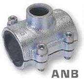 Akcesoria grzewcze - Gebo Żeliwne obejmy do rur stalowych ANB 1"x1/2" 01.261.28.0301 - miniaturka - grafika 1