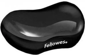Fellowes Podkładka żelowa pod nadgarstek CRYSTAL czarna - czarna - Podnóżki, podpórki, podkładki - miniaturka - grafika 2