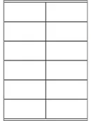 Etykiety do drukarek - Argo Etykieta Uni 12 50 arkuszy - miniaturka - grafika 1