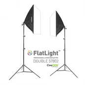 Inne akcesoria studyjne - CineGEN Zestaw 2 lamp światła stałego SOFTBOX 50x70cm 85W 220cm DOUBLE-57882 - miniaturka - grafika 1
