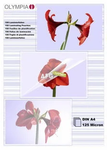 Olympia Zestaw folii - 100 sztuk, 125 mikronów - Folie do laminatora - miniaturka - grafika 3