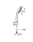 Zestawy prysznicowe - Grohe Euphoria 110 Champagne Zestaw prysznicowy 3 strumienie chrom 27355000 - miniaturka - grafika 1