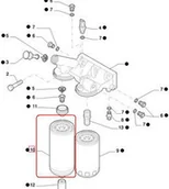Części i akcesoria do maszyn rolniczych - CNH FILTR PALIWA NEW HOLLAND 84278636 - miniaturka - grafika 1