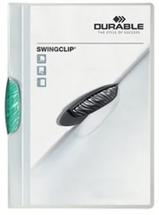 Durable Skoroszyt z klipsem Swingclip A4 do 30 kartek zielony 2260-05 - Teczki i skoroszyty Durable Skoroszyt z klipsem Swingclip A4 do 30 kartek zielony 2260-05 - Teczki i skoroszyty - miniaturka - grafika 1