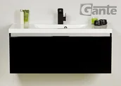 Szafki łazienkowe - Gante Gante Szafka z umywalką 100/48 seria Brillante C - miniaturka - grafika 1