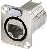 Pozostałe akcesoria sieciowe - Neutrik NE8FDX-Y6 Złącze żeńskie proste nikiel Zawartość 1 szt - miniaturka - grafika 1