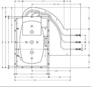 Hansgrohe Raindance Zestaw podtynkowy do prostokątnej głowicy prysznicowej Raindance Rainmaker 28414180 - Stelaże i zestawy podtynkowe do WC - miniaturka - grafika 2