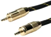 Akcesoria car audio - Rotronic ROLINE GOLD 3.5mm Audio Connetion Cable, Male - Male 10.0m kabel audio/video 11094289 - miniaturka - grafika 1