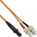 Patchcordy - InLine Patchcord światłowodowy MTRJ/SC, 50/125 m OM2, 5m 87255 - miniaturka - grafika 1