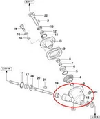 Części i akcesoria do maszyn rolniczych - CNH PRZEKŁADNIA KĄTOWA WSYPU ZBOŻA 84819563 - miniaturka - grafika 1