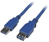 Kable USB - StarTech . com kabel przedłużający USB 3.0 Typ A/typ A (M/F, 1,8 m), niebieski  niebieski 1,8 m - miniaturka - grafika 1