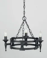 Lampy sufitowe - Elstead Lighting SAXON SAX3 BLK - miniaturka - grafika 1