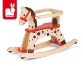 Jeździki dla dzieci - Janod Konik na biegunach Caramel J05984 - miniaturka - grafika 1