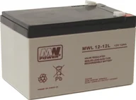 Baterie do zasilaczy awaryjnych UPS - BTO akumulator żelowy 12V/12Ah MWL Pb 151x98x94mm 10-12 6041 - miniaturka - grafika 1