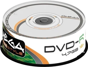 Omega Płyty Freestyle DVD-R 4,7GB 16X Cake Box 25 - Nośniki danych - miniaturka - grafika 3