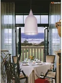 Lampy sufitowe - Azzardo Lampa wisząca FABIO M LP 5632 WH-M - - miniaturka - grafika 1