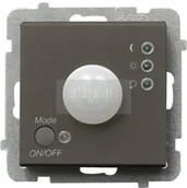 Czujniki ruchu i zmierzchu - Ospel SONATA CZEKOLADOWY METALIC CZUJNIK RUCHU ŁP-16R/M/40 - miniaturka - grafika 1