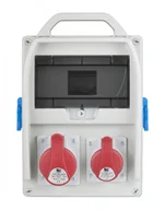 Rozdzielnie elektryczne - Pawbol Rozdzielnia budowlana 1x16/5 3x16/5 B.MINI-1 - miniaturka - grafika 1