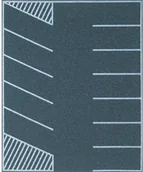 Kolejki i akcesoria - Busch Parking i pas parkingowy z 3 zatoczkami 7076 200 mm x 160 mm skala H0 - miniaturka - grafika 1