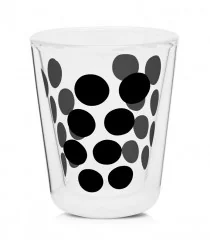 Zak! DESIGNS - Szklanka 200 ml z podw. ściankami, czarna - Szklanki - miniaturka - grafika 2