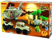 Klocki - Ecoiffier Abrick Safari Avionetka ratunkowa Rezerwat 3146 - miniaturka - grafika 1