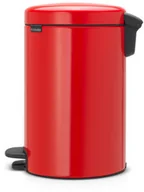 Kosze na śmieci - Brabantia Kosz na śmieci pedałowy NewIcon 12l czerwony - miniaturka - grafika 1