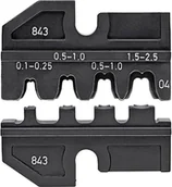Akcesoria do elektronarzędzi - Knipex Matryca zagniatająca 97 49 04 końcówki nasuwane nieizolowane - miniaturka - grafika 1