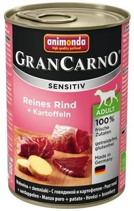 Animonda Grancarno Sensitiv smak wołowina z ziemniakami 400g - Mokra karma dla psów - miniaturka - grafika 3