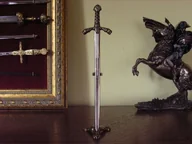 Repliki - broń - WŁOCHY UNIKATOWY NOŻYK DO LISTÓW MIECZ RYSZARDA LWIE SERCE - miniaturka - grafika 1