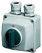 Wyłączniki światła i elektryczne - Elektromet Dzierżoniów Wyłącznik krzywkowy ŁUK16-13 3F 0-1 16A W OBUDOW - miniaturka - grafika 1