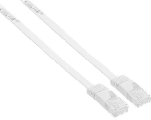 InLine 5m - kabel sieciowy U/UTP - 1000 Mbit - Cat.6 - RJ45 - biały 71605W - Kable miedziane - miniaturka - grafika 2