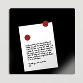 Tablice i flipcharty - BI-OFFICE TABLICA suchoś.-magn. 48x48cm, szklana, czarna GL150201 - miniaturka - grafika 1