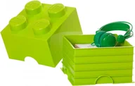 Pojemniki na zabawki - Lego Pojemnik Storage Brick 4 jasnonzielony 40031220 - miniaturka - grafika 1