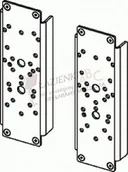 Stelaże i zestawy podtynkowe do WC - Tece Trawersy montażowe pod uchwyty dla niepełnosprawnych profil 9042010 - miniaturka - grafika 1