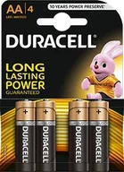 Baterie i akcesoria - Duracell 4 x bateria alkaliczna Duralock Basic C&B LR6 AA blister - miniaturka - grafika 1