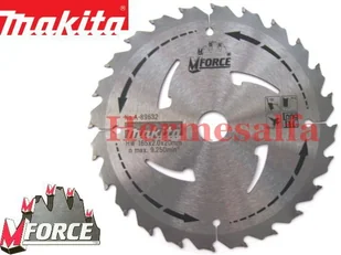 Makita PIŁA TARCZOWA tarcza do drewna MFORCE 165x20 24z A-89632 - Tarcze do pił - miniaturka - grafika 3
