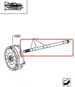 Części i akcesoria do maszyn rolniczych - CNH WAŁEK PTO 5189501 - 5163747 - 5115040 - miniaturka - grafika 1