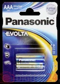 Baterie i akcesoria - Panasonic 1x2 Evolta LR 03 Micro LR03EGE/2BP - miniaturka - grafika 1