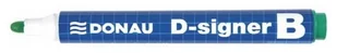 DONAU Marker sucho. D-Singer B - zielony - Markery do tablic - miniaturka - grafika 3