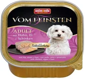 Mokra karma dla psów - Animonda Vom Feinsten Adult, 22 X 150 G - Kurczak, Jajko + Szynka - miniaturka - grafika 1