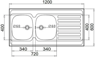 Pyramis Intl 100118101 - Zlewozmywaki - miniaturka - grafika 3