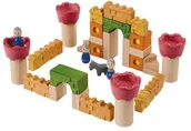 Klocki - Plan Toys Kolorowe KLOCKI - Zamek Rycerski, - miniaturka - grafika 1
