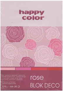 Blok Deco Rose A4 20 arkuszy 4 kolory - Artykuły biurowe - miniaturka - grafika 2